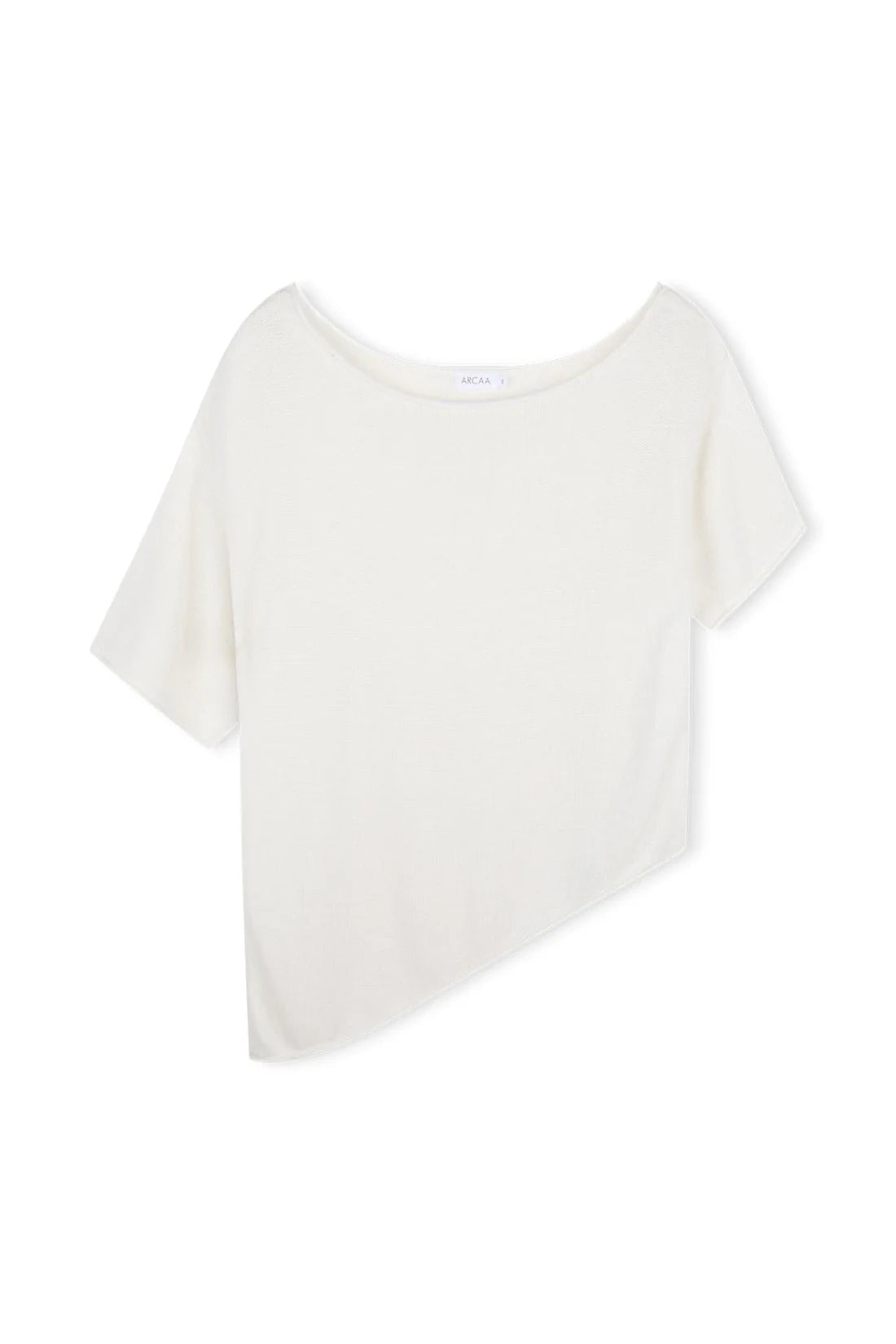 Alyia Asym Knit Tee by itself
