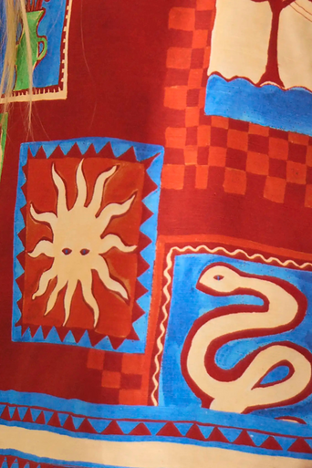 Hunter Bell Paloma Wrap Skirt pattern detail