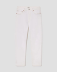 Agolde 90s Pinch Waist High Rise Straight in Marshmellow laid flat