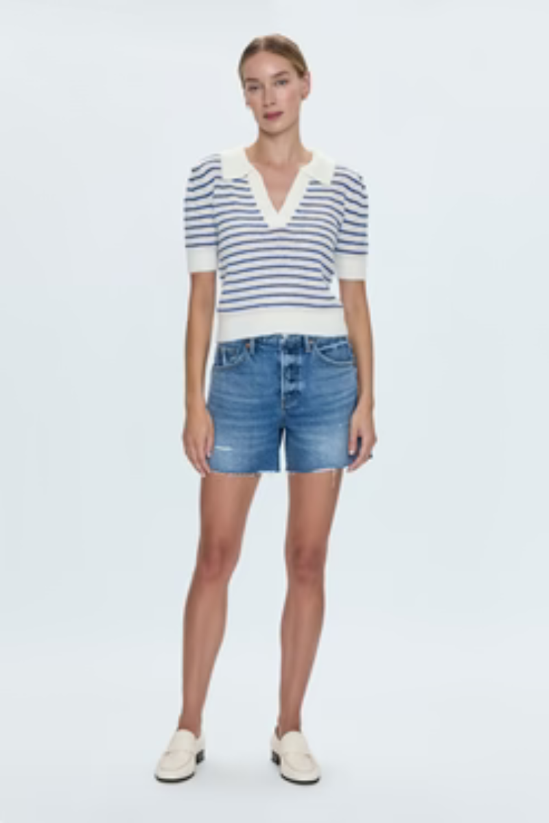 Pistola Andie Denim Short front view