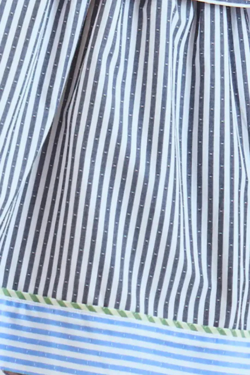 Hunter Bell Jemma Stripe Short close up detail