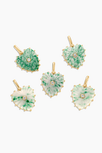 Thatch Malene Green Dot Clip Charm with other charms