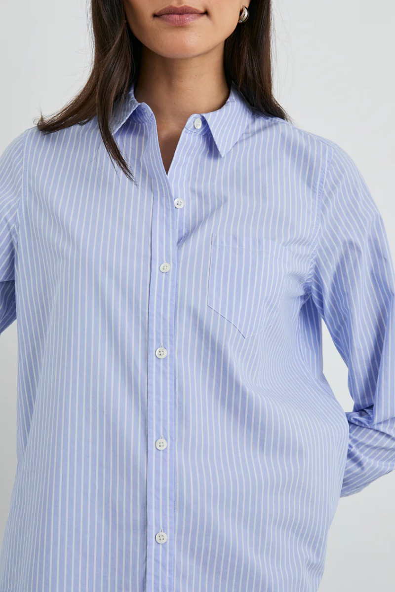 Rails Stina Stripe Button Down close up