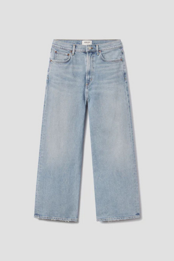 Agolde Harper Crop in Formula flat lay