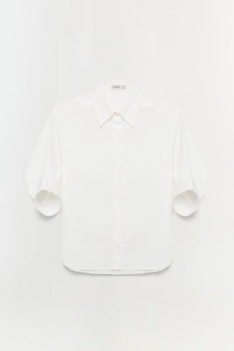 Simkhai Gemma Shirt White laid flat