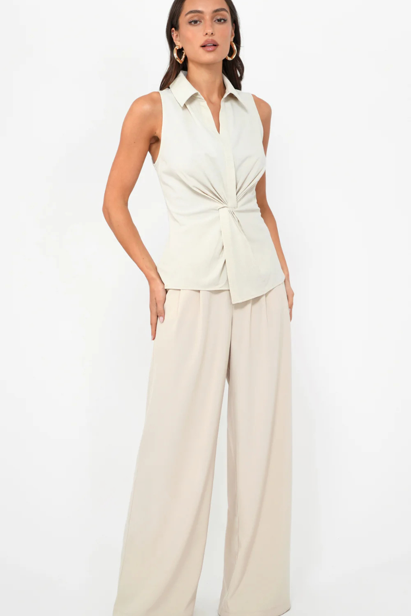 Greylin Rola Textured Sleeveless Top full body
