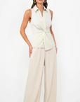 Greylin Rola Textured Sleeveless Top full body