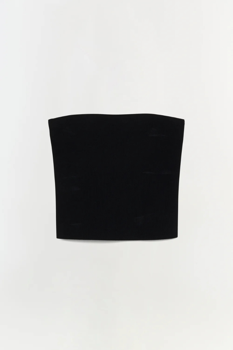 Simkhai Nicole Tube Top Black by itself