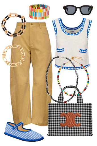 Hunter Bell Clover Sweater Tank outfit ideas