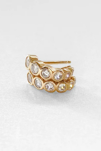 Thatch Astrid Hoop Earring laying down
