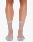 The Half Step Socks front view on model