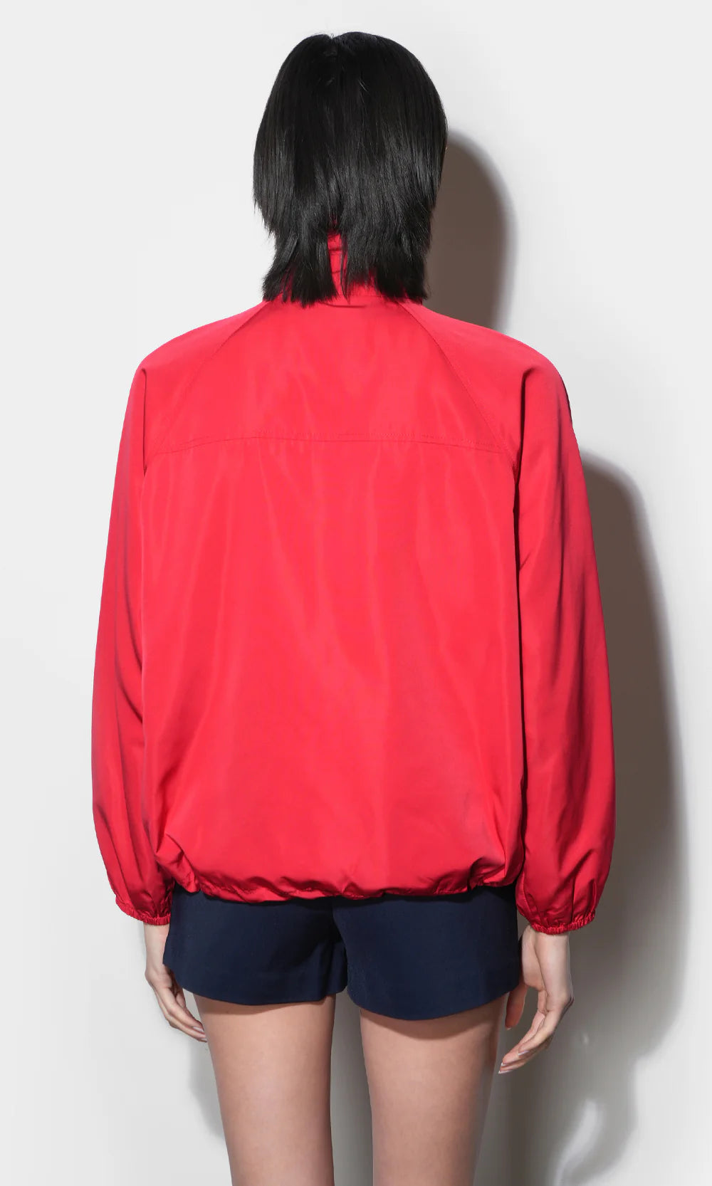 Gabrielle Lightweight Funnel Neck Jacket back