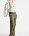 Odette Striped Knit Sweater