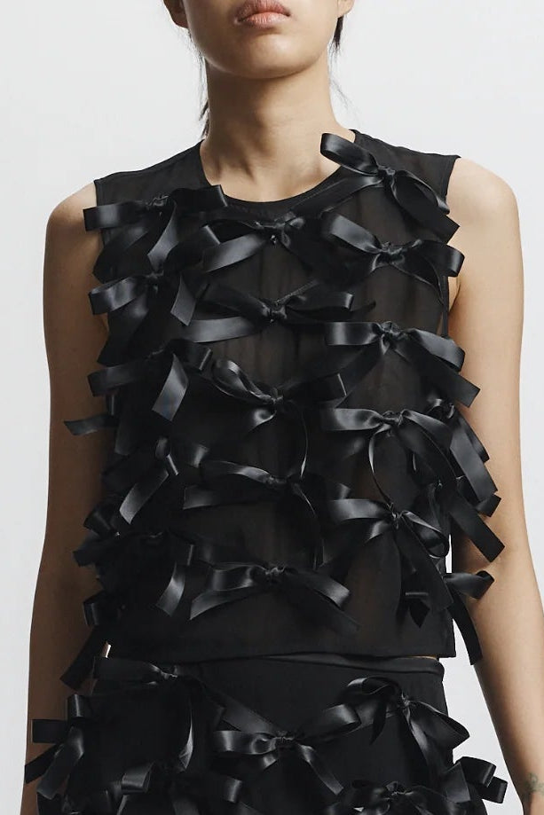 Harlee Bow Blouse front