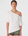 Alyia Asym Knit Tee front