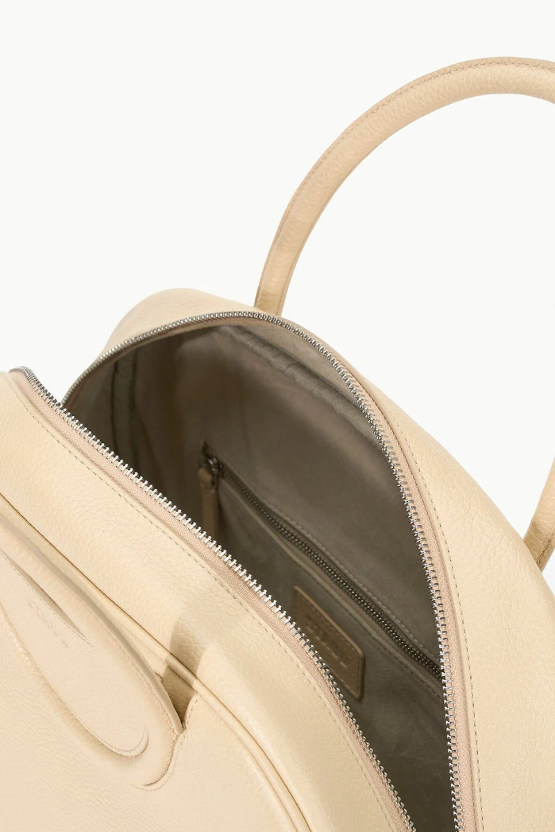 Staud Maude Bowler Bag open
