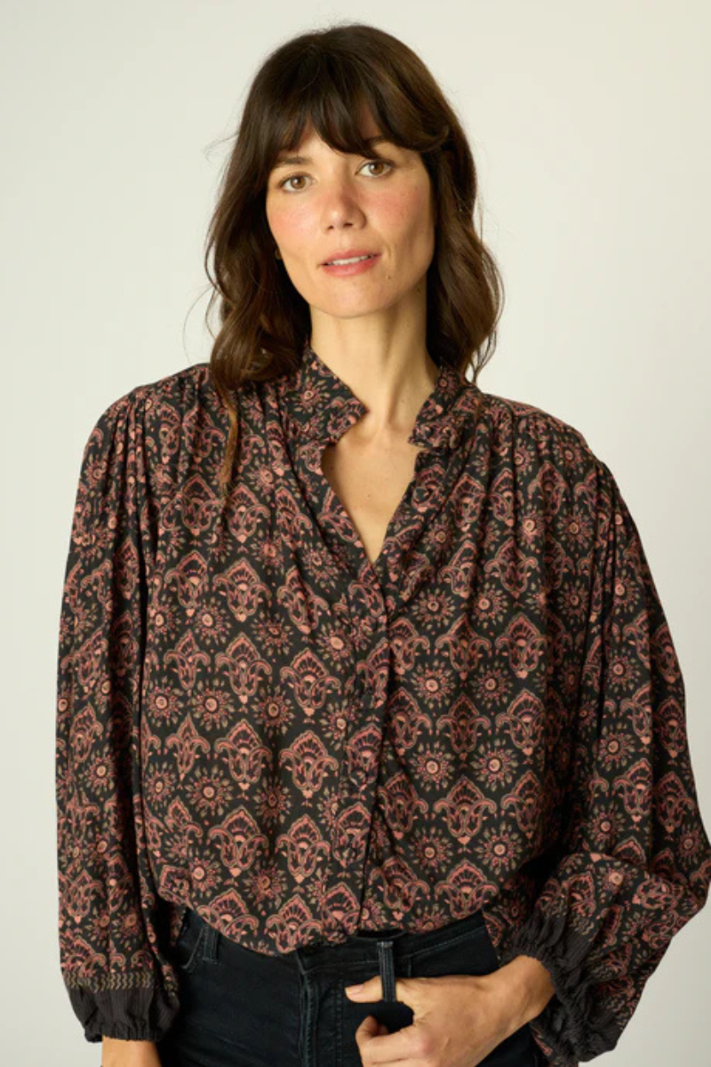 Natalie Martin Iris Long Sleeve Top front