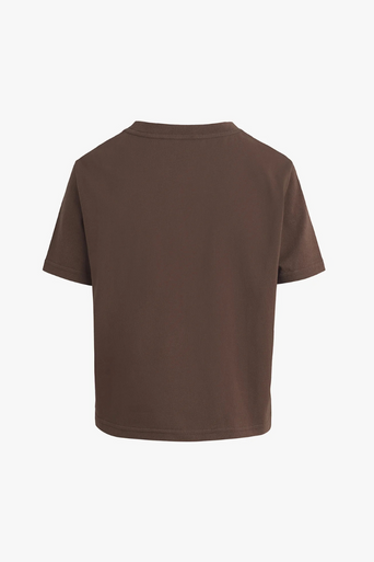 The Favorite T-Shirt in Chocolate by itself back