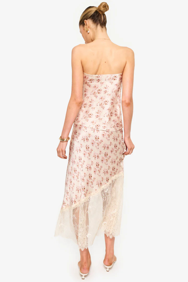 Cami NYC Prima Hammered Strapless Cami back