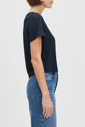 Favorite Daughter Cropped Collegiate Tee side