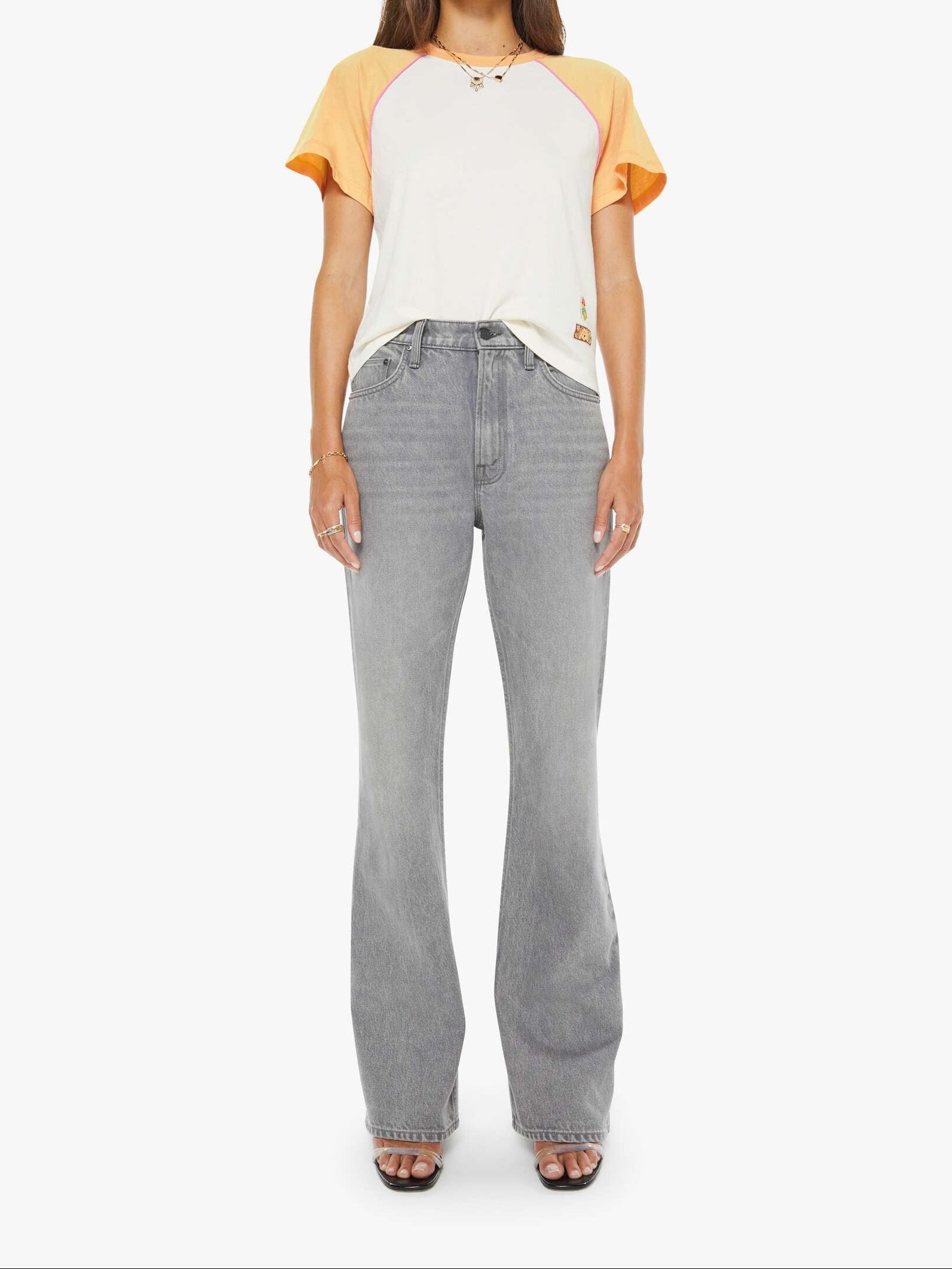 The Half Square Tee full body front