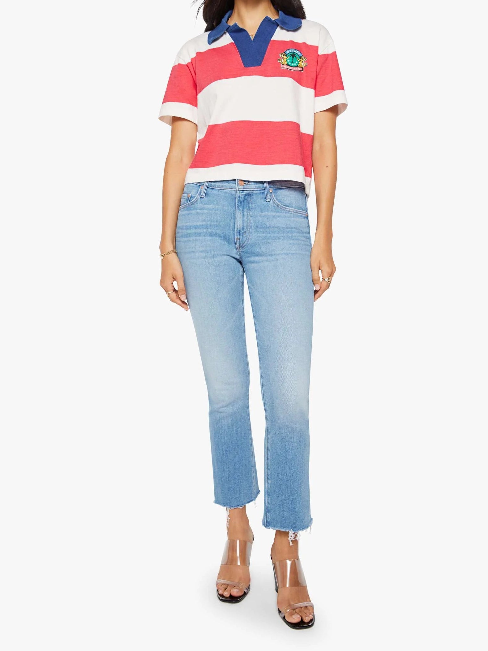 The S/S Match Top full body front