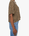The Boxy Ringer Tee side view on model