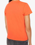 The Lil Goodie Goodie Tee in DRN close up back view on model