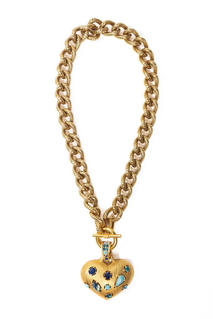 Pauline Heart Necklace by itself