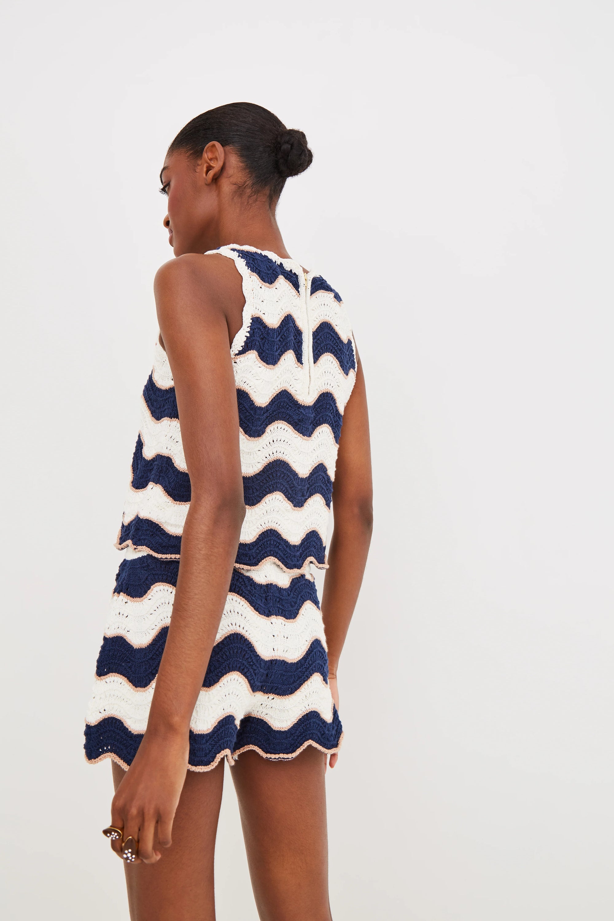 Aicha Short M / WAVE STRIPE CROCHET Aicha Short M / WAVE STRIPE CROCHET