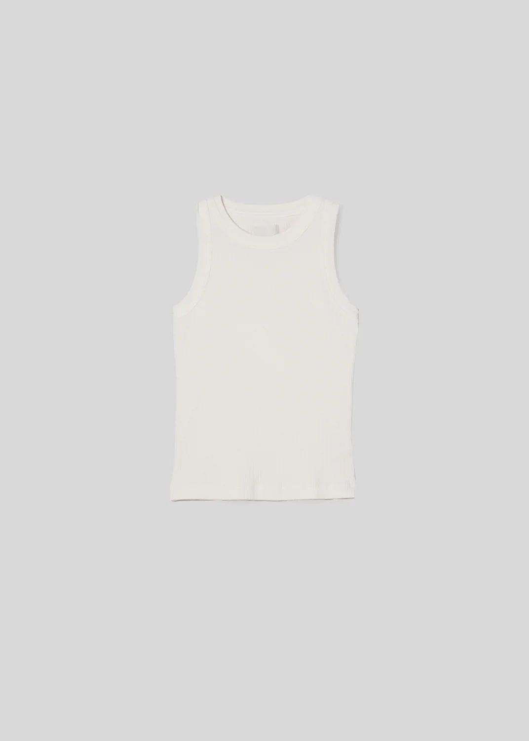 Isabel Rib Tank Pashmina laid flat