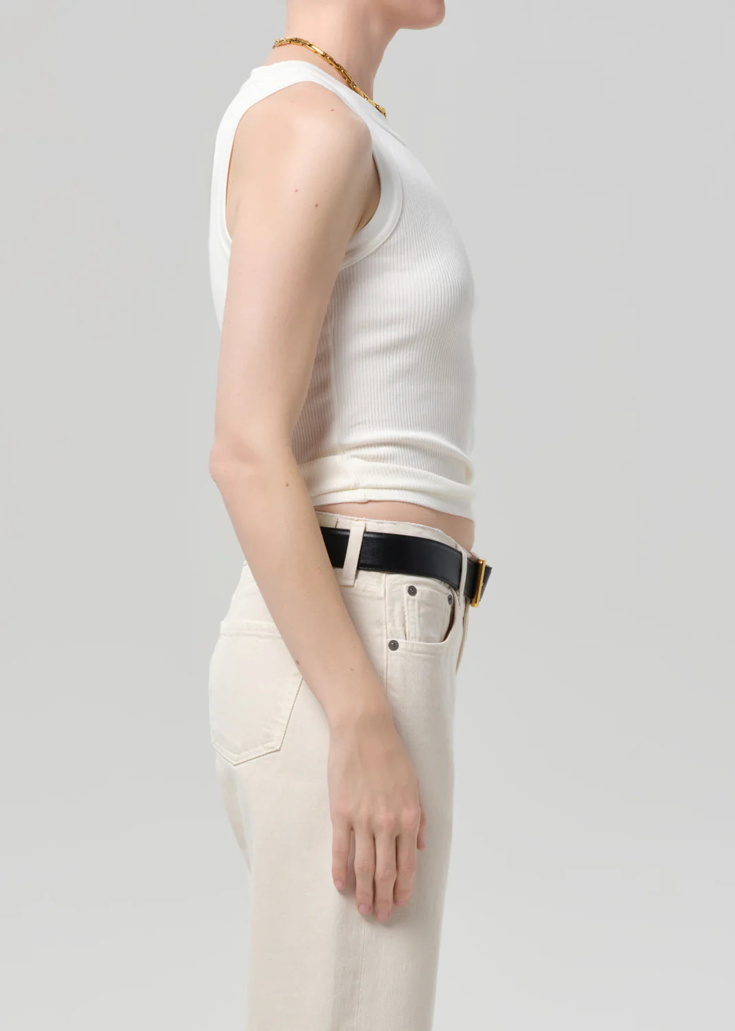Isabel Rib Tank Pashmina side