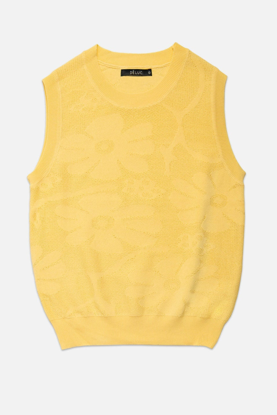 Icaria Knit Top laid flat