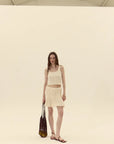 Capri Knit Top and skirt full body