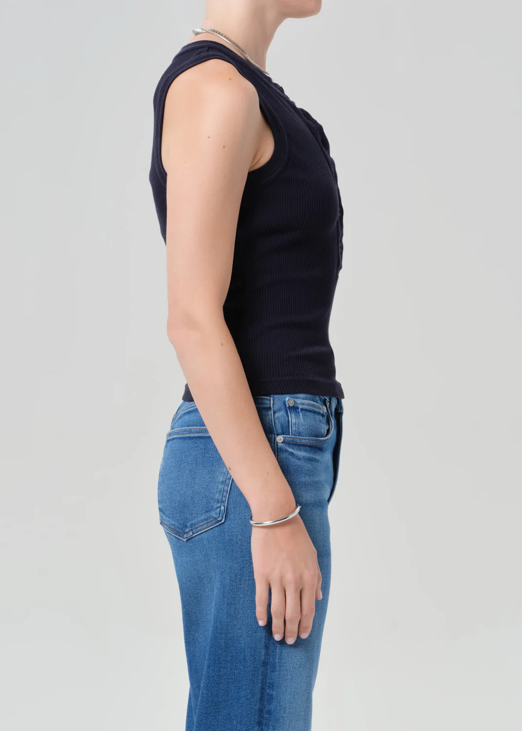 Caralyn Tank in Navy side