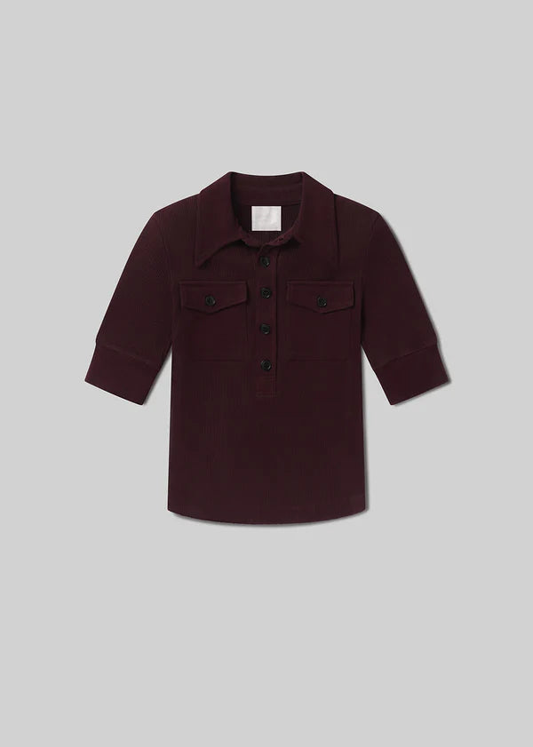 Brown jacket on a light gray background product view