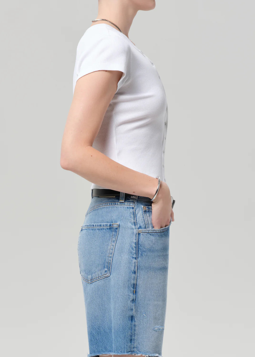 Tabi Short Sleeve Cardigan side