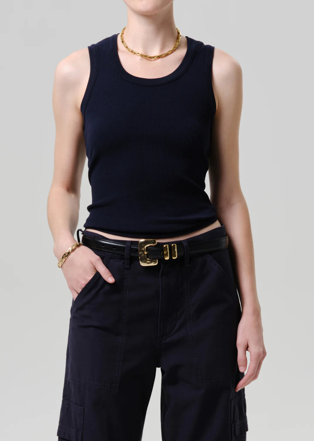 Nova Tank in Navy front