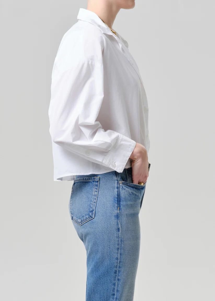Petit Ami Shirt side view on model