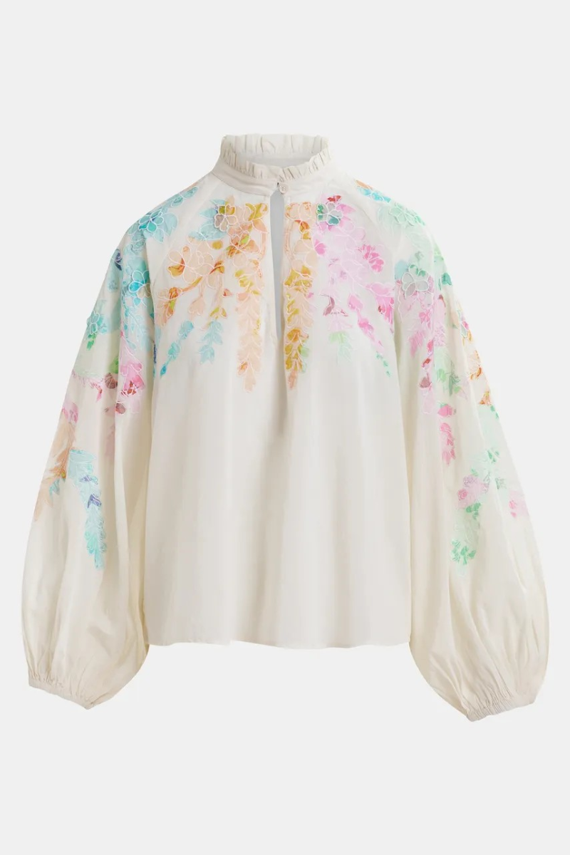 Essentiel Hitrus Appliqued Detail Top by itself