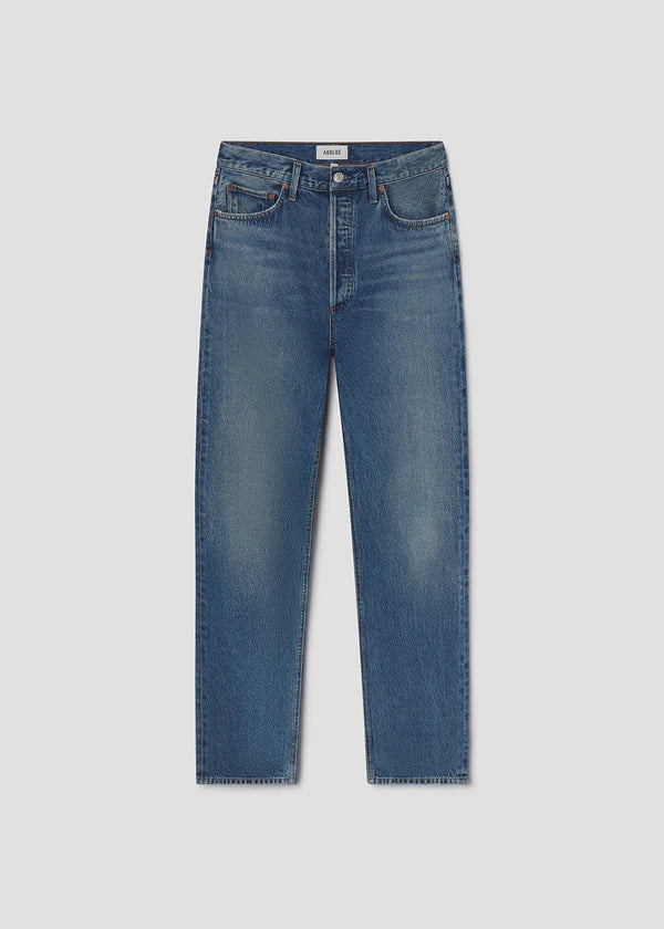 90's Pinch Waist High Rise Straight (Weightless) laid flat