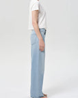 Low Curve Jean in Memory full body side view