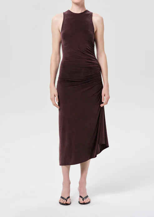Anya Midi Dress full body front view