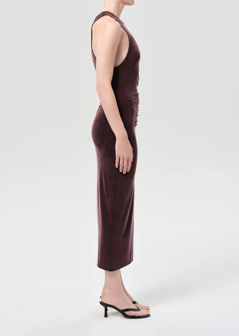 Anya Midi Dress full body side view