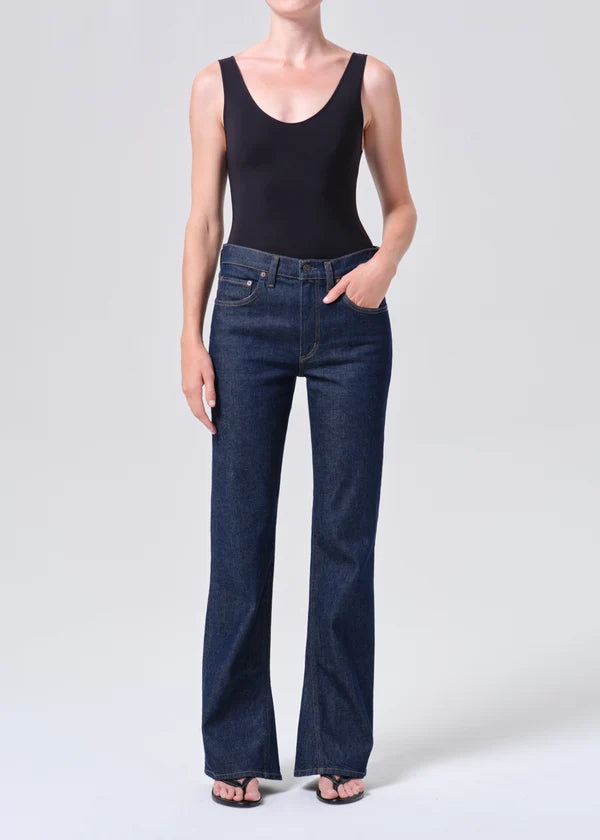 Mid Rise Kick Boot (Comfort Stretch) full body front