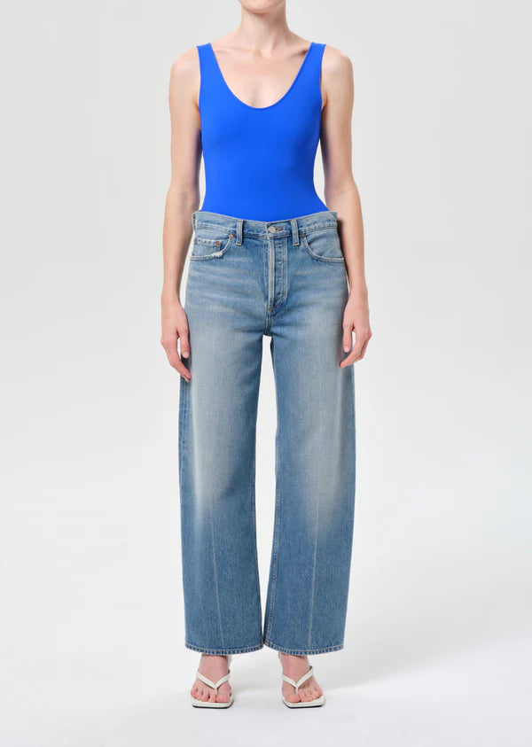 Tora Bodysuit in Cobalt full body front
