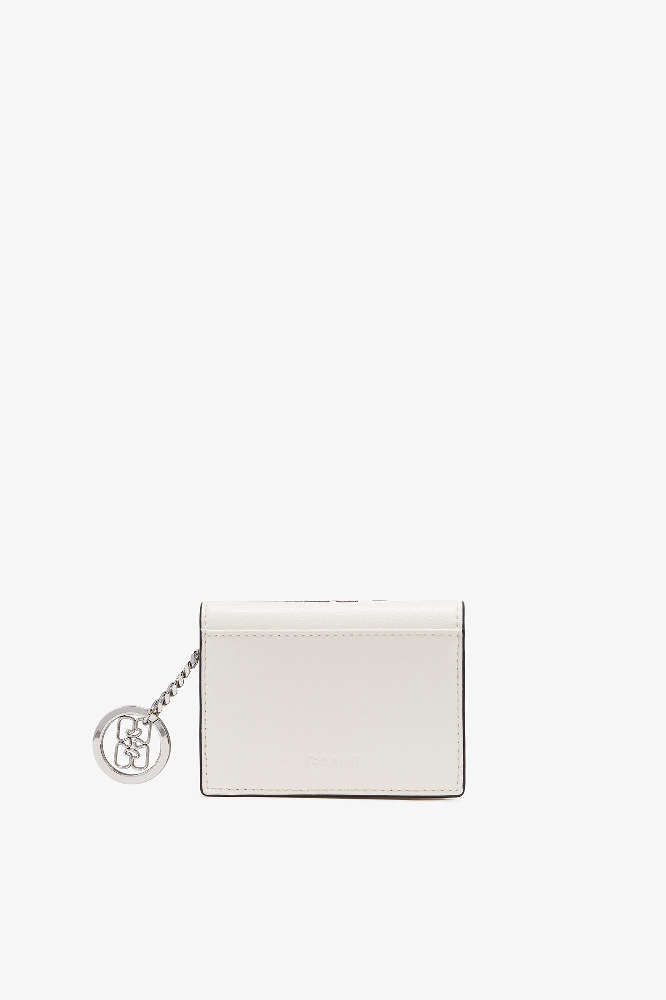 Ganni Card Holder with Flap and Cat back