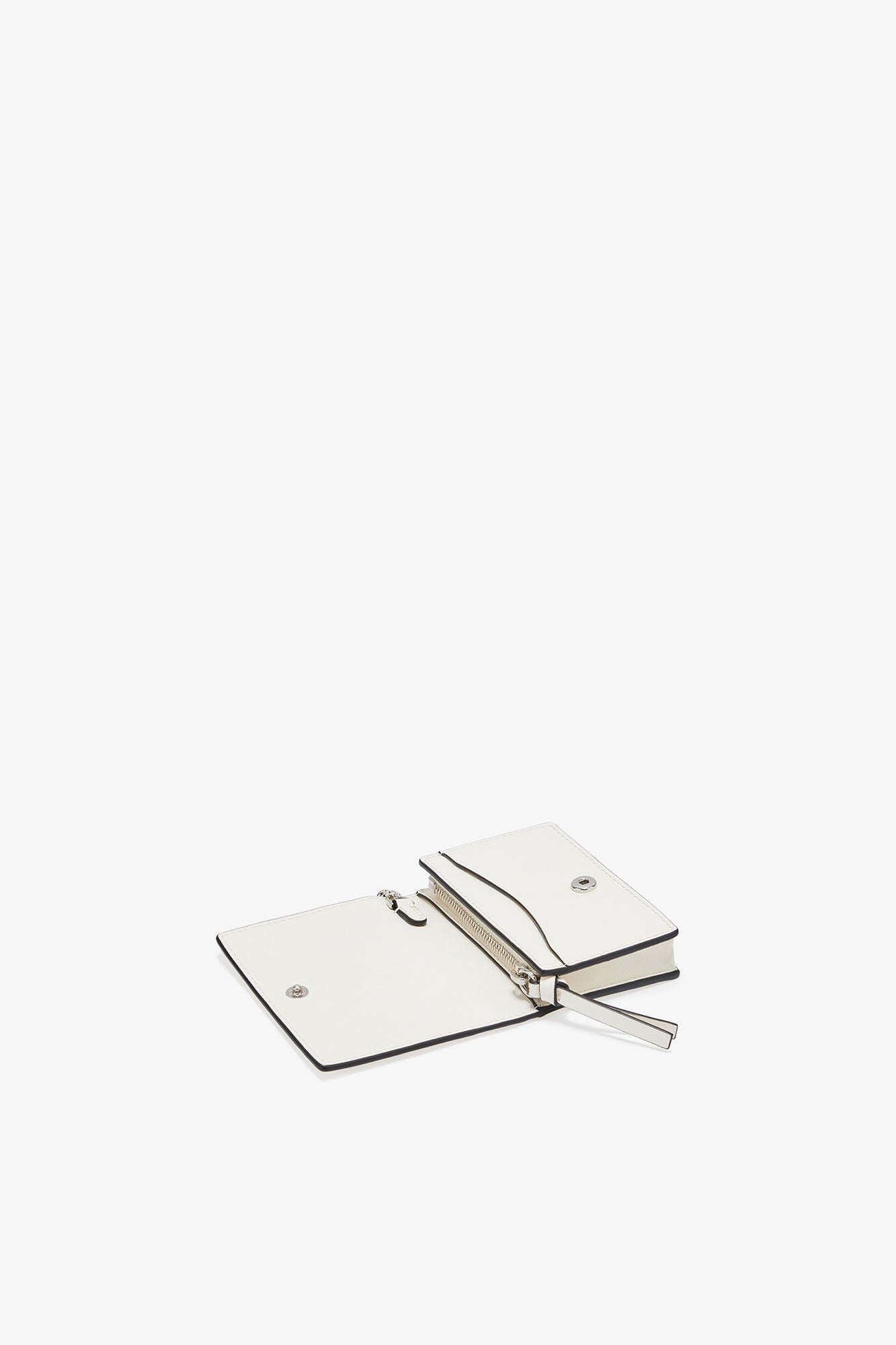Ganni Card Holder with Flap and Cat open