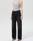 Maria Bodysuit in Grey Heather full body front