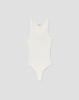 Maria Bodysuit in White by itself